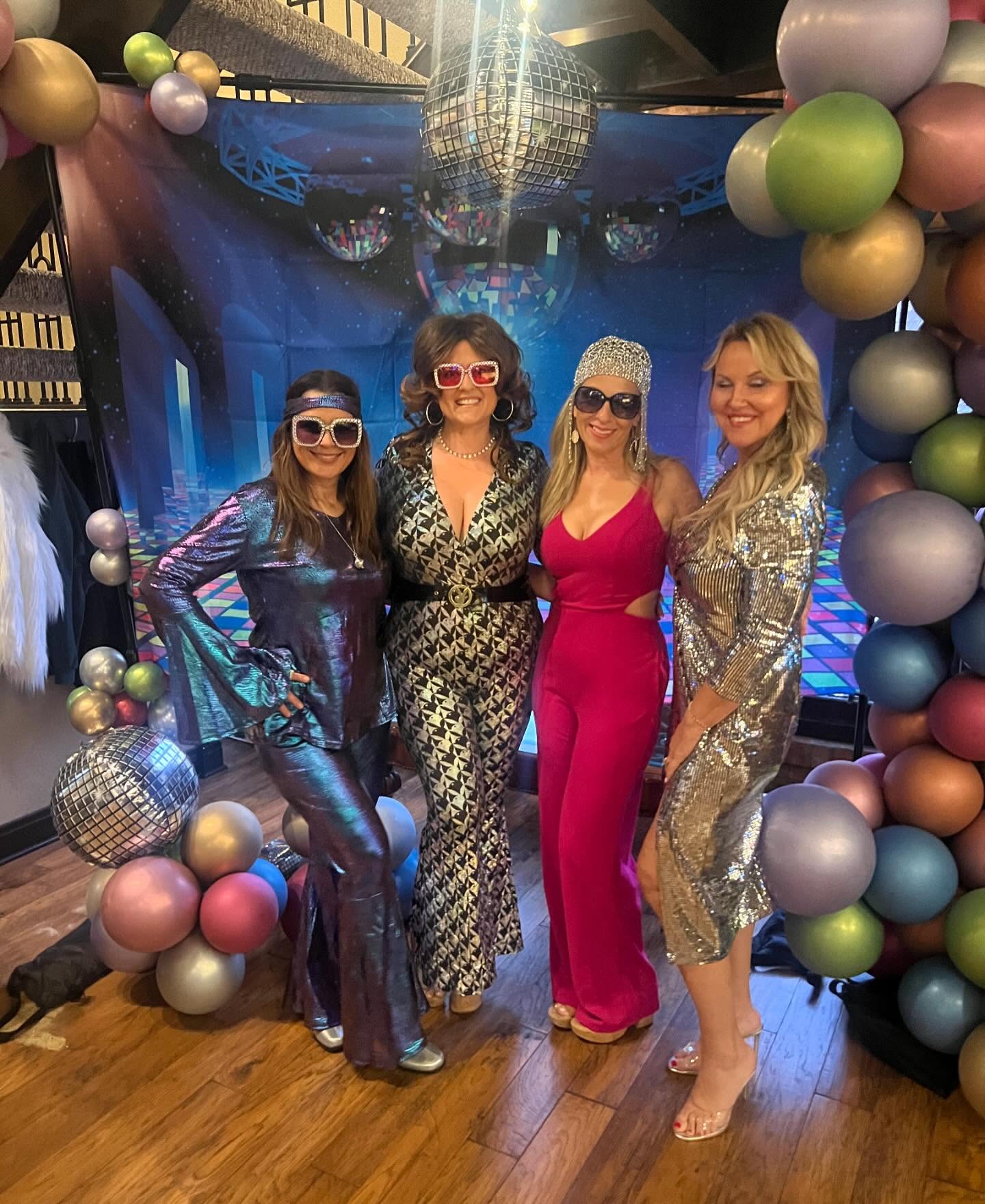 70s 80s retro party guest outfits disco fashion