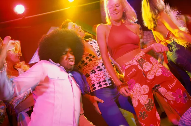 retro disco fashion dance floor outfits