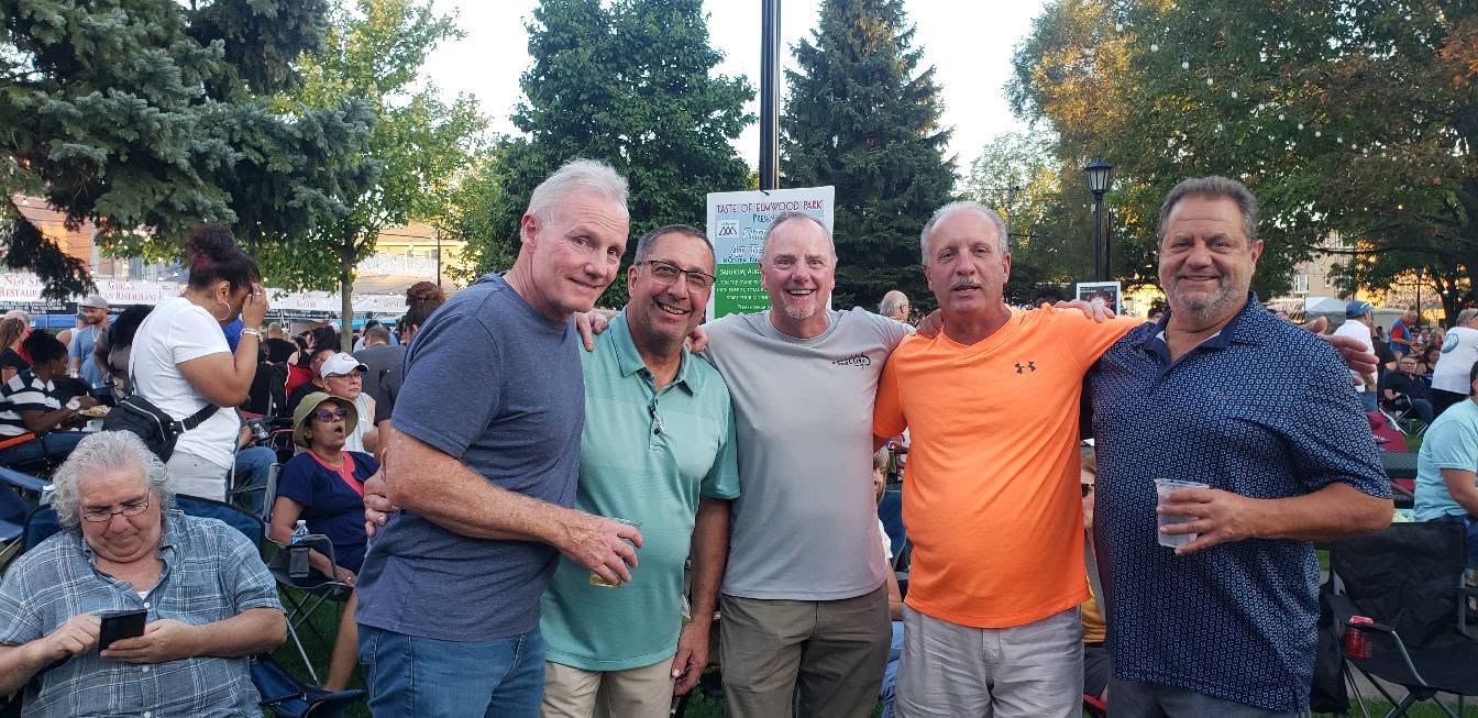 Guests attending a Northside reunion picnic